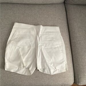 New York & Company High Waist White Shorts